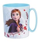 Theonoi Plastic Cup 350 ml Choice of Minnie Princess Frozen Paw Patrol Mug with Plastic Handle BPA- Microwave Safe/Girls Gift Frozen