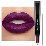 MAKI YIKA Dark Purple Lipstick Matt