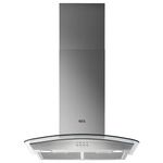 AEG 60cm Curved Glass Chimney Cooker Hood - Stainless Steel