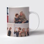 Ceramic White Coffee Mug Grandpa Birthday White Mug Customised Coffee Mug| 330 ml,| Gift for Boyfriend, Grand Pa, Birthday, Anniversary, Wedding, get Together (Pack of 1)