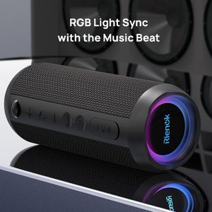 RIENOK 30W Bluetooth Speaker – Portable, Waterproof, Dual Pairing, Outdoor