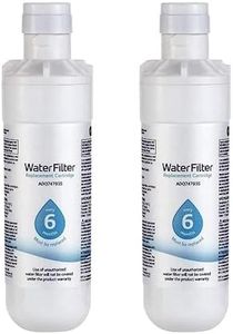 2pcsRefrigerator Water Filter LT1000P for LG Fridge, 6 Month / 200 Gallon NSF 53&42 Certified Filtration Cartridge Replacement LT1000P/PC/PCS, MDJ64844601, ADQ74793501, ADQ74793502