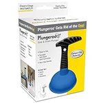 Plungeroo Sink Plunger, Powerful Mini Plunger with Short Handle, Easy-to-Use Unclogging Tool for Bathroom Drains, Shower, Bath, and Sink, Blue, (6.1 x 4.2 x 2.9 Inch)