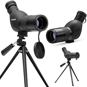 Roxant Authentic Blackbird High Definition Spotting Scope with Zoom - Rubber Armor, Fully Multi-Coated Optical Glass Lens + Bak4 Prism. includes Tripod & Case + Lifetime Replacement