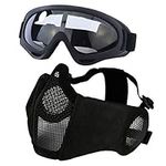 Airsoft Mask with Goggles, Foldable