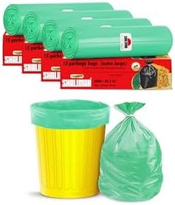 Shalimar Premium Garbage Bags (Lavender Fragrance) Size 30 X 37 Inches (Extra Large) 60 Bags (4 Rolls) Dustbin Bag/Trash Bag - Green Color