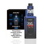 SMOK R Kiss 2 Kit: High-Performance Vaping Solution with 200W Output and Ergonomic Design - Professional Grade (Black Blue) 2mL SMOK Vape E Cigarettes Kit No Nicotine