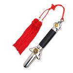 Extendable Chinese Taichi Sword with Free Luxury Red Sword Tassel and PU Leather Bag,100cm