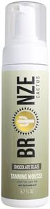 Bronze Cactus Chocolate Glaze Self-Tanning Mousse – Rich Medium Brown, Streak-Free & Fast-Dry Formula | Vegan & Cruelty-Free | Natural Undertones | Face & Body Mousse for Glow & Even Tan | 6.7 fl oz