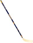 Franklin Sports NHL Buffalo Sabres Street Hockey Stick - 48" Junior Right Handed Hockey Stick - NHL Team Jr. Street Hockey Sticks - Fused Wood Hockey Stick for Street + Roller Hockey - Righty