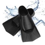 Toplive Swim Training Fins,Silicone Swimming Flippers with Mesh Bag for Swimming for Kids UK 11/12