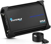 Pyle 14” Class D Mosfet Amplifier - Invincible Series Monoblock Amp, 1 Channel 2000 Watts Max, Mosfet PWM Power Supply, High-Current Dual Discrete Drive Stages, Advanced Protection Circuitry