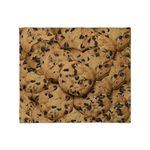 CafePress Chocolate Chop Cookie Pattern Throw Blanket Super Soft Fleece Plush Throw Blanket, 60"x50"