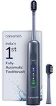 Caresmith SPARK Vibrasonic Electric Toothbrush for Men & Women | Sonic Electric Brush with 2 Brush Heads | 5 Cleaning Modes for Deep Cleaning| Rechargeable Toothbrush with Long Battery Life for Adult