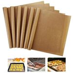 KEWAYO 6Pcs Thick Copper Grill Mats for Outdoor Grill, Non-Stick BBQ Grill Mats, Reusable, and Easy to Clean for Works on Electric Grill Gas Charcoal BBQ and Oven(0.11MM Thickness 23.62 x 15.74 Inch)