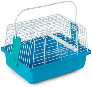 Prevue Pet Products Travel Cage for Birds and Small Animals, Blue (SP1304BLUE), 9.0" L x 5.6" W x 6.1" H