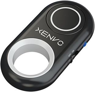 Xenvo Shutterbug - Bluetooth Remote Control Camera Shutter and Wireless Selfie Button Clicker, Compatible with iPhone, Ipad, Android, Samsung, and Google Cell Phones, Smartphones and Tablets White