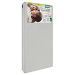 Milliard Memory Foam Crib Mattress, 2022 Edition, Flip Technology, Firm Side for Baby and Soft Side for Toddler 100% Cotton Cover