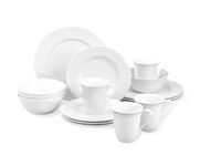 Lenox 851746 Opal Innocence Carved 16-Piece Dinnerware Set