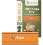 FURCOBRA Pro Pet Hair Remover Car 4.33 Inches - Lightweight, Compact Tool for Cat and Dog Hair Removal, Scraper for Bed, Couch, Carpet, Household Surfaces - Portable Pet Hair Remover
