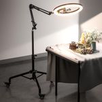 UBeesize Ring Light with Tripod, 12 Inch Selfie Ring Light Pulley Style