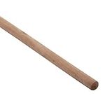 Marko 4FT/120cm Wooden Broom Handle Snow Shovel Scoop Brush Replacement Spare Sticks (28mm - Single Handle)