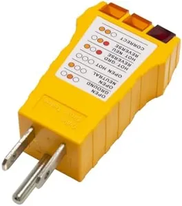 Outlet Tester with Electrical Receptacle Test,Socket Tester for North American Outlets