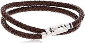 Tommy Hilfiger Jewelry Men's Leather Bracelet Brown - 2790385