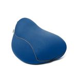 Yogibo Lounger Bean Bag for Adults, Teens, Personal Sized, Single Beanbag Lounge Chair with Raised Back or Gaming, Reading, and Relaxing, Removable, Washable Cover, Blue