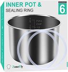 Inner Pot for Instant Pot 6 Qt, wit