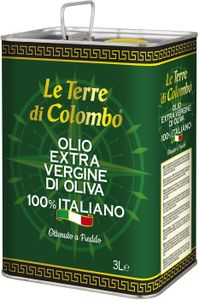 Le Terre di Colombo Extra Virgin Olive Oil, 3L Tin
