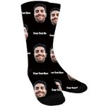 Bemaystar Personalized Face Socks with Photo,Personalized Socks for Men,Christmas Valentines Day Socks Gifts for Him Her