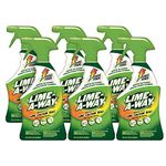 Lime-A-Way Bathroom Cleaner, 132 fl oz (6 Bottles x 22 oz), Removes Lime Calcium Rust