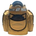 Discology Disc Golf OG V3 Disc Golf Bag | 26+ Disc Capacity | Premium Disc Golf Backpack Bag | Tough, Durable Design | 2 Large Top and Side Compartments | Top Patch Panel with Three Patchs Included