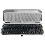 Geekria Full Size Keyboard Case, Hard Shell Travel Carrying Bag for 108 Keys Computer Mechanical Gaming Keyboard, Compatible with Logitech G915 Wireless Mechanical Gaming Keyboard/Logitech G915 X