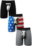 Shinesty Classic Apex Long Leg Boxer Three Pack - S