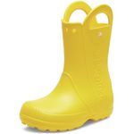 Crocs Unisex-Child Handle It Rain Boots, Yellow/Yellow, 6 UK