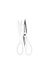 KitchenAid - Kitchen Shears, All Purpose Heavy Duty Stainless Steel Utility Shears with Protective Sheath (White)