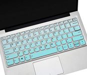 Keyboard Cover Skin for Lenovo Flex 5 14 2-in-1 Laptop/Yoga 7i 5i,Lenove Idepad S540 14 inch/Lenovo IdeaPad 5 14"/IdeaPad Slim 7 14, Keyboard Skin Protector for Lenovo Flex 5 14"-Gradual Mint