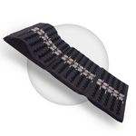 Core Asana Acupressure Mat Massager for Foot, Back, Neck Pain Relief, Reduce Stress & Tension with Inbuilt Pillow (Onyx Black)