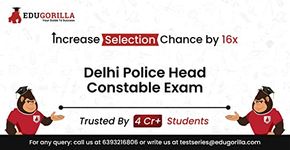 Delhi Police Head Constable Exam Mock Test 2020 | Unlimited Online Test Series & Speed Tests | 1 Month Subscription | EduGorilla (Activation Key Card)