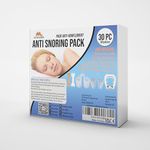 Snoring Solutions - A Simple Solution for Nasal Snorers - by Mobi Lock (Pack of 30 - Large - Various Sizes - Vents, Strips and Clips)