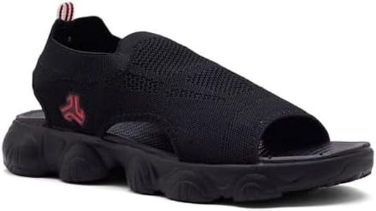Campus Men's GC-22170 BLK/RED Sandal - 8UK/India 1 Pair