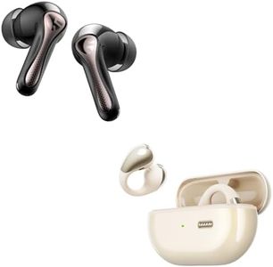 SoundPEATS PearlClip Pro Beige + Air5 Pro Black