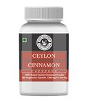 Holy Natural Ceylon Cinnamon Capsules - 120 Capsules Per Bottle, 600mg per Capsule.