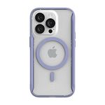Incipio AeroGrip for MagSafe Series Case for iPhone 14 Pro, Slim, Form-fitting and unbelievably protective - Misty Lavender/Clear (IPH-2021-MLC)