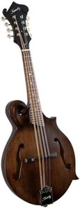 Kentucky KM-606 Standard F-Model Mandolin – Satin Brown – Solid Spruce Top, Maple Back & Sides, Rosewood Fingerboard, Gig Bag Included