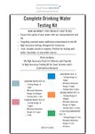 Complete Drinking Water Test Kit – Professional High-Accuracy Testing for Chlorine, Fluoride, Lead, E. Coli & Arsenic | Fast, Reliable Results | Premium Home Tap Water Quality Test Kit