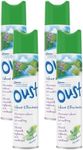 Oust Odour Eliminator Aerosol Air Freshener Outdoor Scent, 300ml (Pack of 4)