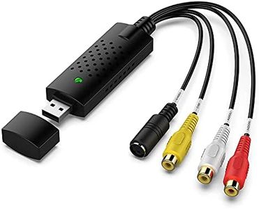 Easy Capture USB Video Capture Adapter VCR, Camcorders, VHS, PAL, DVD, Audio to PC S-Video Windows PC